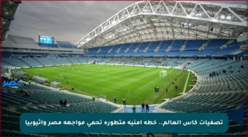 تصفيات كأس العالم.. خطة أمنية متطورة تحمي مواجهة مصر وإثيوبيا